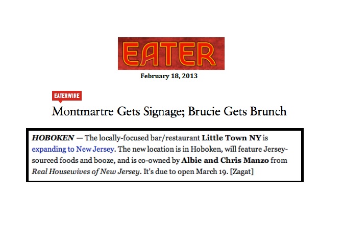 Montmartre Gets Signage; Brucie Gets Brunch